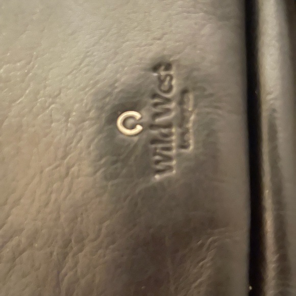 Wild West Los Angeles Black Leather Backpack - Picture 2 of 8